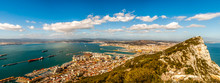 Gibraltar Panorama From The Cable Car Top Station, The Rock