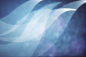Wall Mural - blue waves background