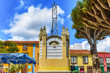 canvas print picture - San Christobal de La Laguna das alte Transformatorenhaus am Plaza de la Concepcion