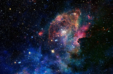 Fototapete - Cosmic space and stars, color cosmic abstract background.