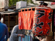 Japanese style big lantern of “Ramen” of food stall
