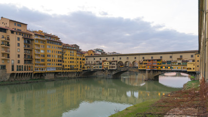 The Old Bridge in Florence, Tuscany, Italy