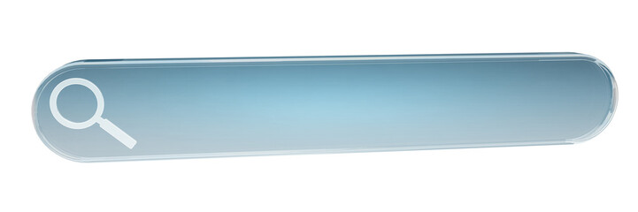 Wall Mural - digital web address search bar 3d rendering