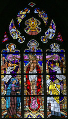Papier Peint - Stained Glass - The Crucifixion of Jesus