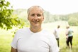 © Science RF - Mature man wearing white t-shirt smiling towards camera