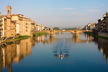 View Of Arno River At The Florence