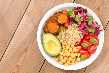 Poster - buddha bowl,vegetarian meal