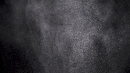 Wall Mural - white powder exploding isolated on black