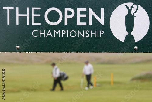 A Golfer Walks On The Fairway During A Practice Session At -