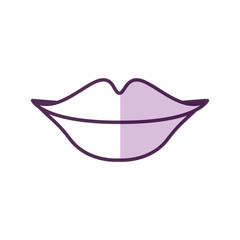 Wall Mural - sexy female lips icon vector illustration design