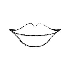 Wall Mural - sexy female lips icon vector illustration design