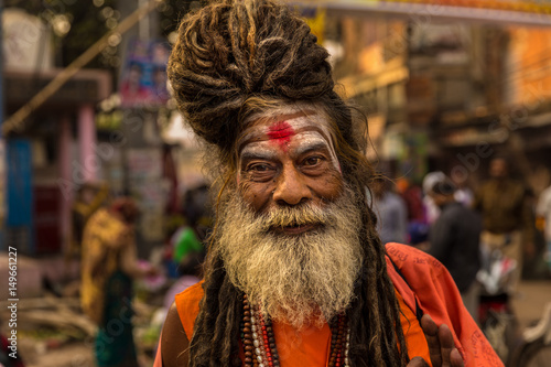Fotografía Sadhu Baba Nondo Somendrah, Varanasi, India