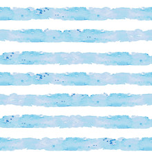 Stripes. Watercolor Seamless Pattern.