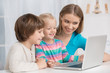 © Friends Stock - Mother and Children Parenting Motherhood Love Care Concept