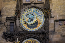 Astronomical Clock In Old Town In Prague, Czech Republic.
