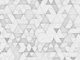 Fototapeta Perspektywa 3d - equilateral triangles - white abstract background