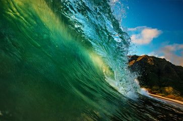 Wall Mural - surfing sea wave