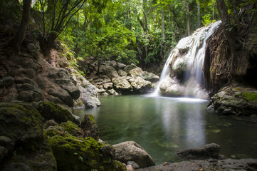 Rocks and waterfalls in Guatemala