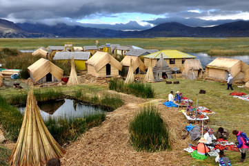 Wall Mural - Peru -  Puno -  lake Titicaca