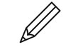 Stift Icon - Bleistift oder Buntstift