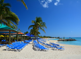 Canvas Print - Beach of Eleuthera, Bahamas