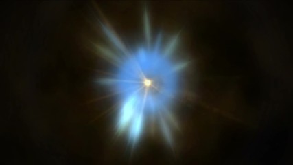 Wall Mural - 4k Abstract power explosion energy halo fire rays laser vortex universe.