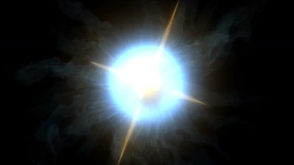 Wall Mural - 4k Abstract power explosion energy halo fire rays laser vortex universe.