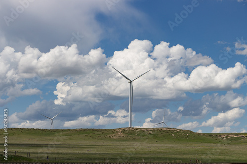 Wind Turbines In The Interior Plains Buy This Stock Photo