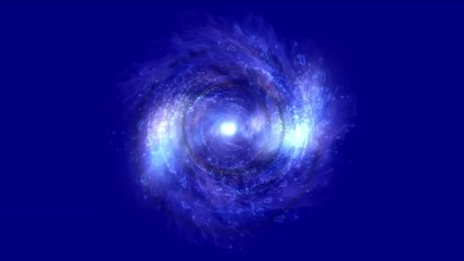 Wall Mural - 4k Abstract energy vortex universe tunnel fireworks particle hole eddy travel background.