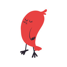 Cute Birdie Cartoon Icon Vector Illustration Graphic Design
