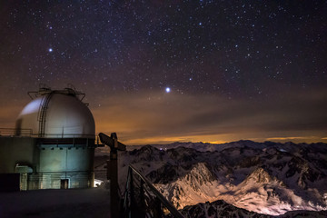 starry night at pic du midi