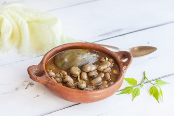 Artichoke and fava beans casserole