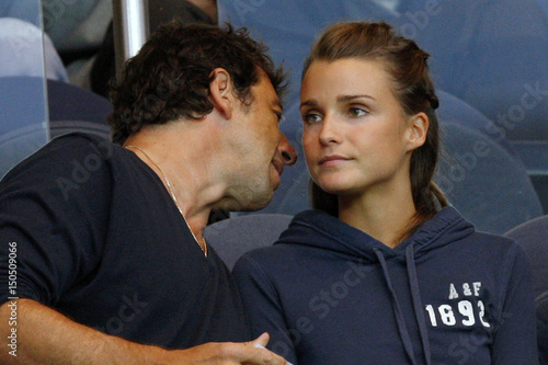 French Singer Patrick Bruel And His Girlfriend Celine Bosquet Attend A French League 1 Match In Paris Buy This Stock Photo And Explore Similar Images At Adobe Stock Adobe Stock