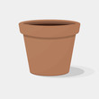 flowerpot flat design