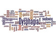 Dysphagia, word cloud concept 2