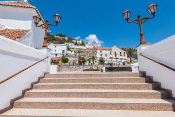 Wall Mural - Historic streets of famous Frigiliana,Malaga province,Spain.