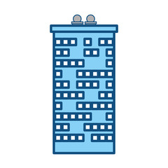 Wall Mural - Urban building tower icon vector illustration graphic design