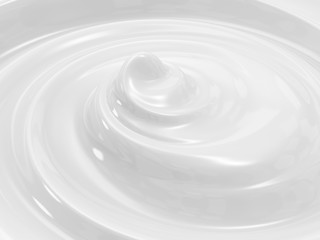 swirl cosmetic cream