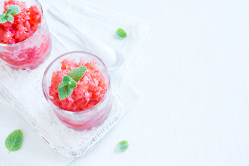 Poster - Strawberry granita