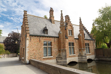 Poster - Minnewaterpark Architecture in Brugge