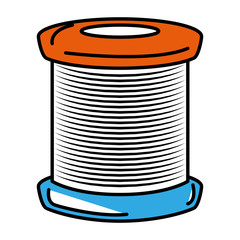 Wall Mural - Sewing thread roll icon vector illustration design