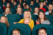 © serhiibobyk - Cinema auditorium full of children during cartoon premiere people lifestyle leisure activity weekend holidays teens preteens fun hobby films relaxing comfortable carefree positivity concept.