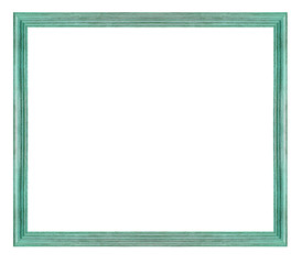 vintage picture and photo frame isolated on white background