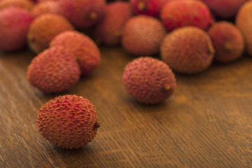 Wall Mural - Fresh lychee fruit