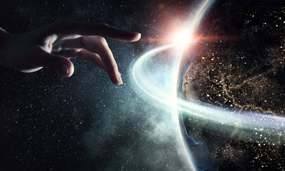 Wall Mural - idea of earth creation