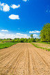 © ilijaa - Agriculture landscape, ploughland in nature park Lonjsko Polje, Croatia, spring