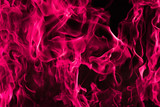 Fototapeta  - Blazing pink fire for background and textured