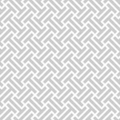Wall Mural - Vector seamless pattern. Modern stylish texture. Monochrome geometric pattern from rectangular plates.