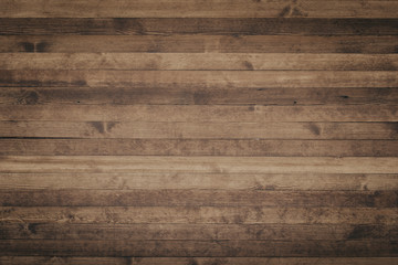 Floor of old wooden plank boards. Grunge surface rustic wooden surface.