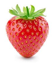 Strawberry. Fresh Berry Isolated On White Background.